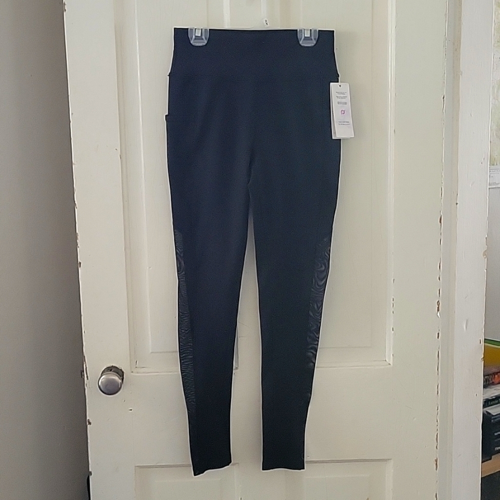 POP Fit Leggings with Side Pocket and Mesh Details